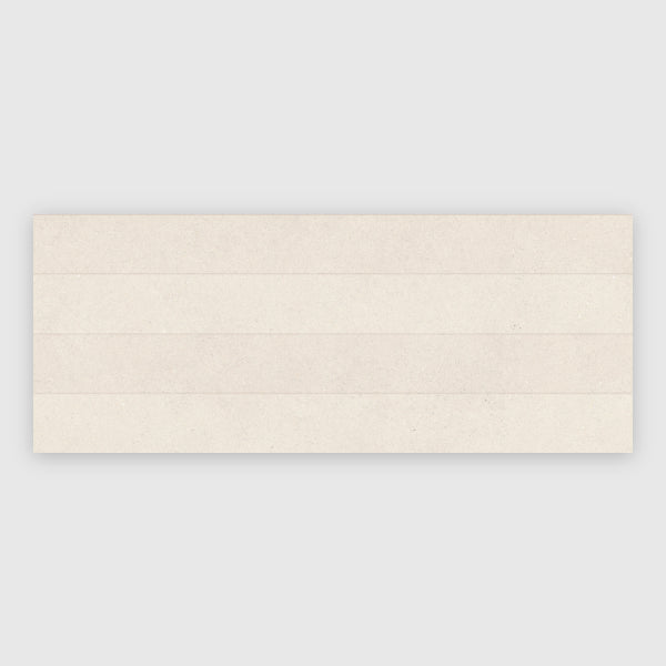 Porcelanosa Line Terra Bone Concrete Effect Textured Wall Tile 596x1500