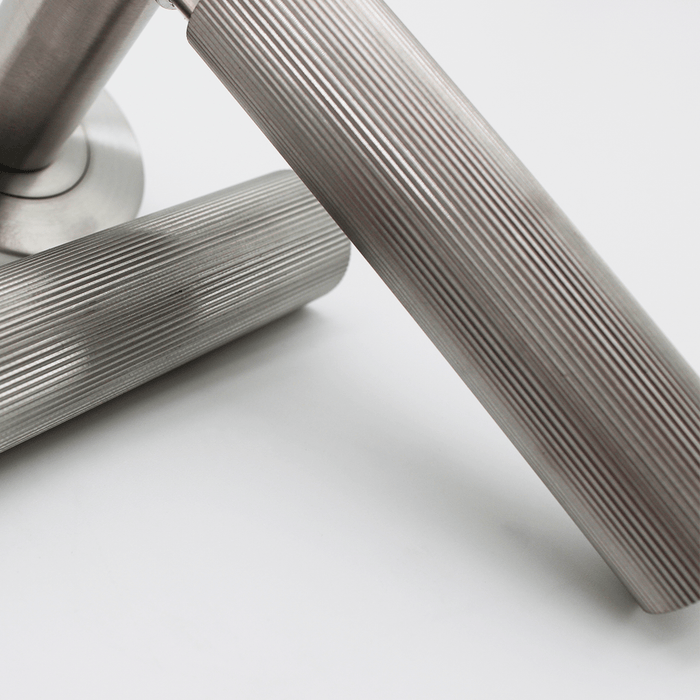 Linear Door Handle in Brushed Nickel | Zephra #Finish_Brushed Nickel