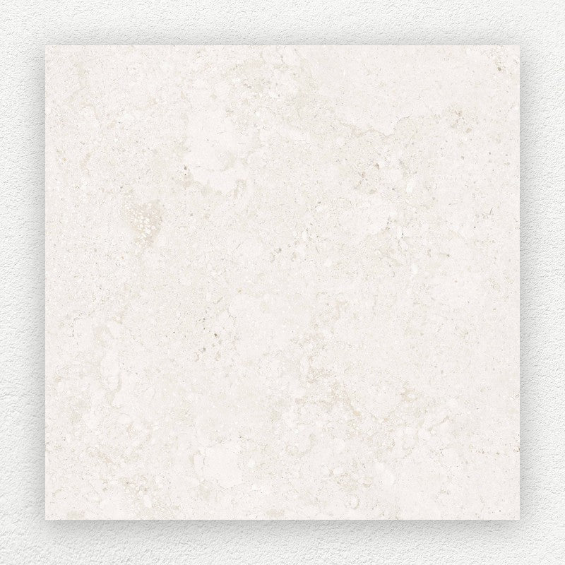 Luberon Cream limestone look porcelain tile 600 x 600 mm