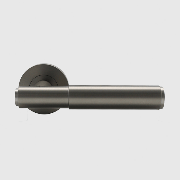 Luma Door Handle in Brushed Nickel | Zephra #Finish_Brushed Nickel