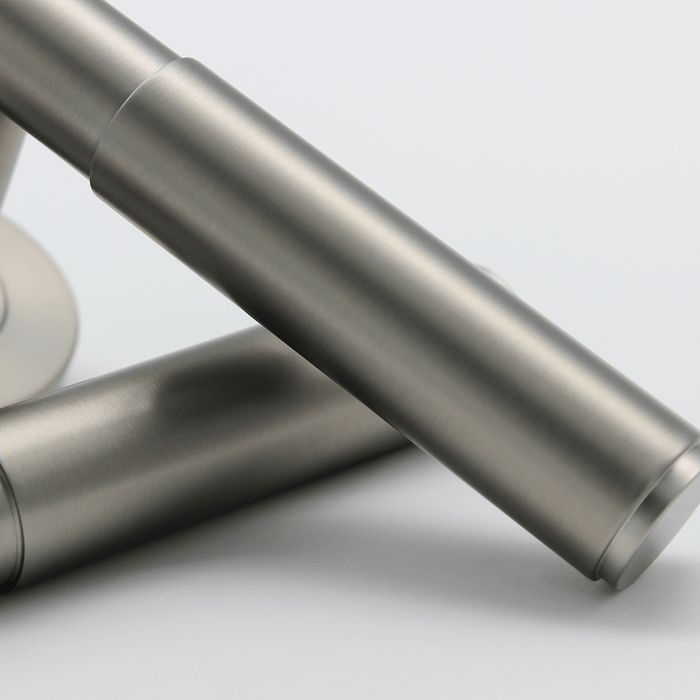 Luma Door Handle in Brushed Nickel | Zephra #Finish_Brushed Nickel