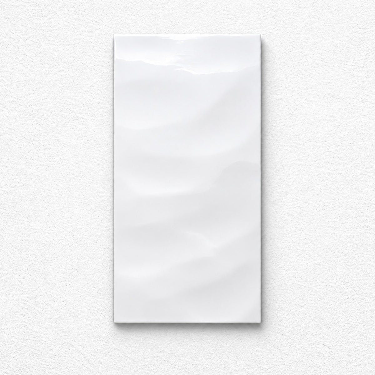 Surf Wave White Wall Tile 300x600 | Gloss & Satin Finish Gloss