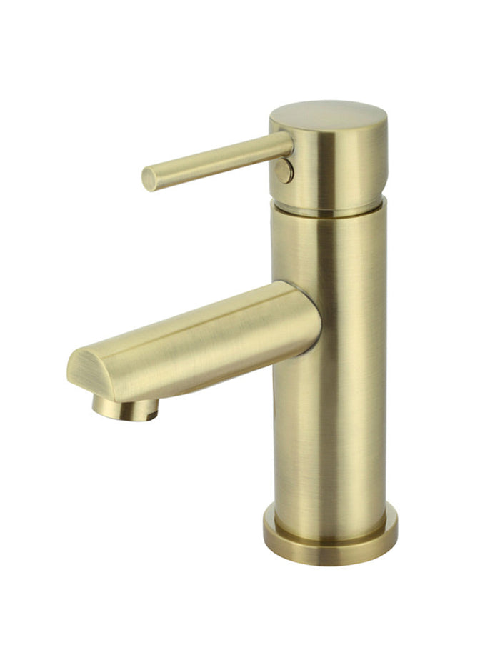Round Basin Mixer in Tiger Bronze | Meir #Colour_Tiger Bronze