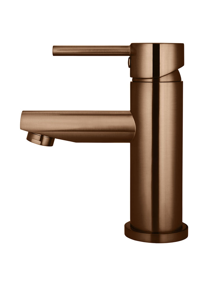 Round Basin Mixer in Lustre Bronze | Meir #Colour_Lustre Bronze