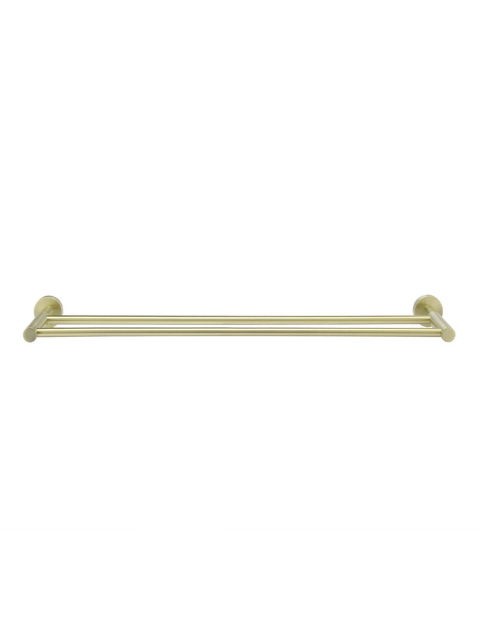 Round Double Towel Rail 600mm in Tiger Bronze | Meir #Colour_Tiger Bronze
