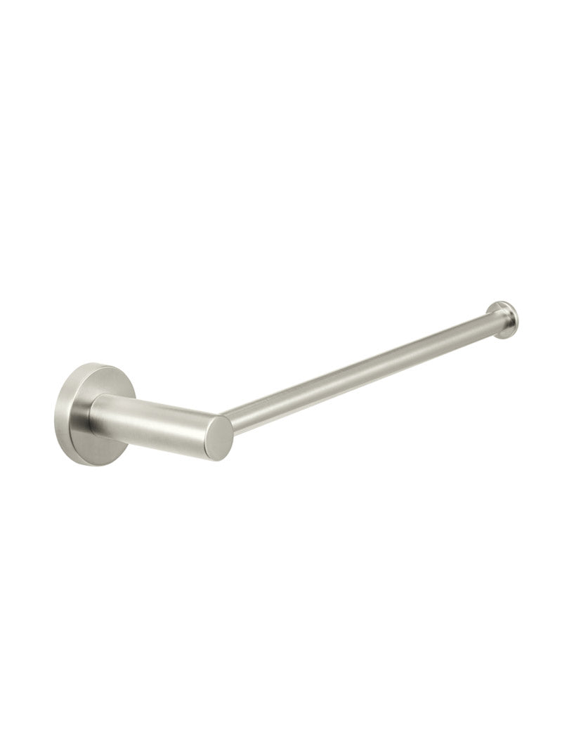 Round Guest Towel Rail in Brushed Nickel | Meir