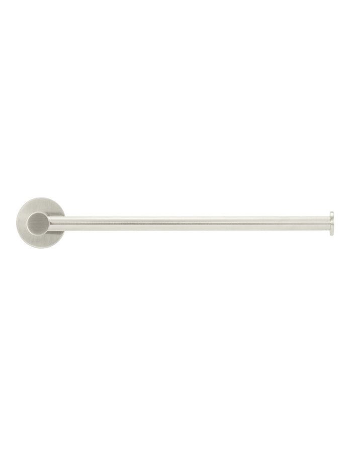 Round Guest Towel Rail in Brushed Nickel | Meir #Colour_Brushed Nickel