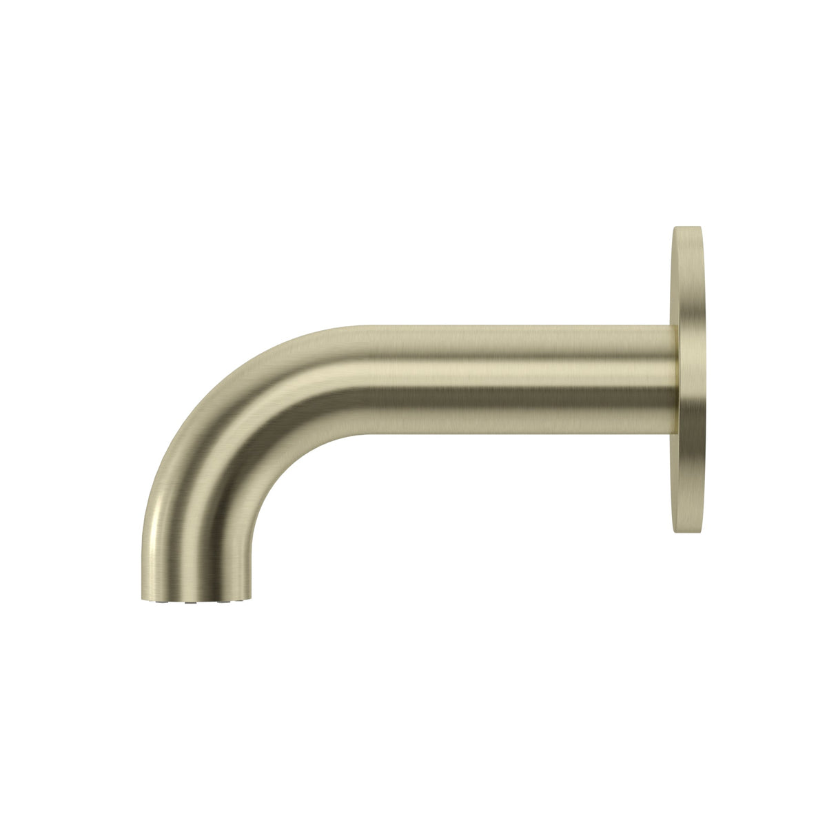 Round Curved Spout 130mm in Tiger Bronze | Meir