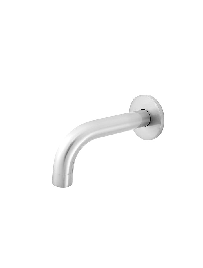 Round Curved Spout 130mm in Polished Chrome | Meir #Colour_Polished Chrome