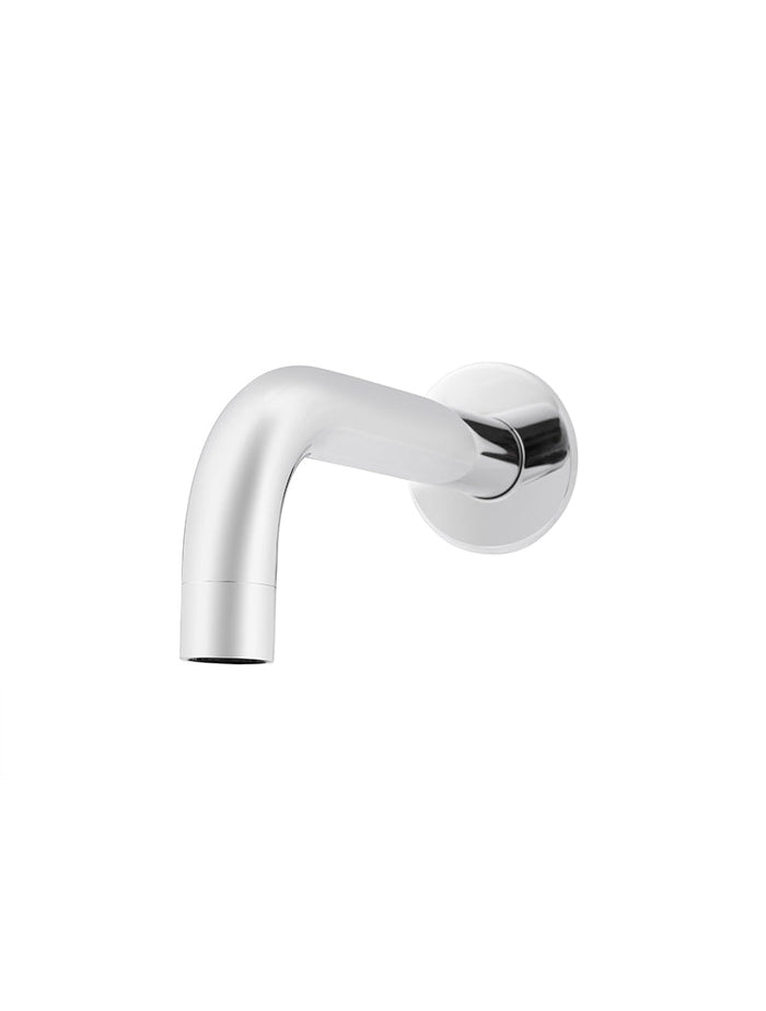 Round Curved Spout 130mm in Polished Chrome | Meir #Colour_Polished Chrome