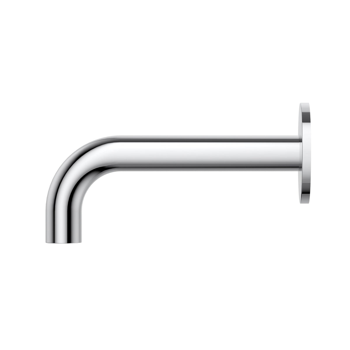 Universal Round Curved Spout 170mm in Polished Chrome | Meir