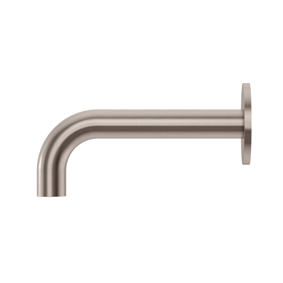 Universal Round Curved Spout 170mm in Champagne | Meir