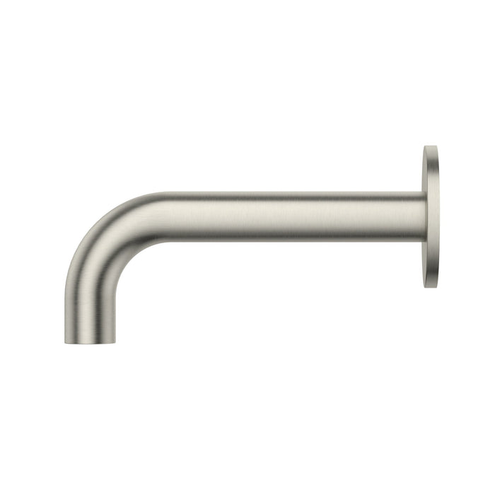 Universal Round Curved Spout 170mm in Brushed Nickel | Meir #Colour_Brushed Nickel