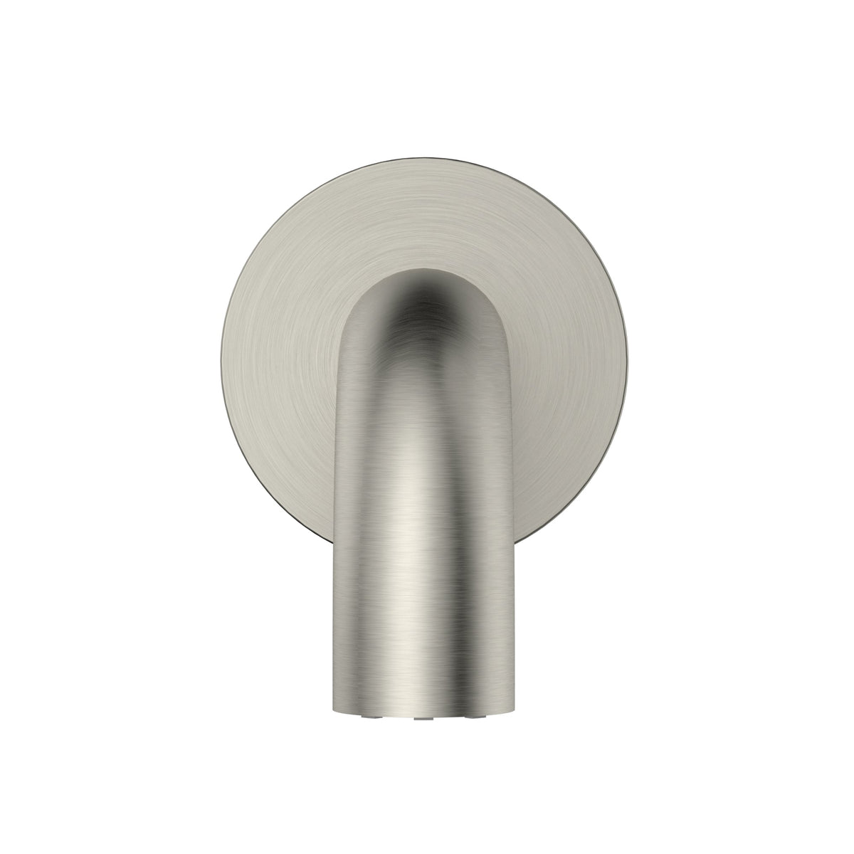 Universal Round Curved Spout 170mm in Brushed Nickel | Meir