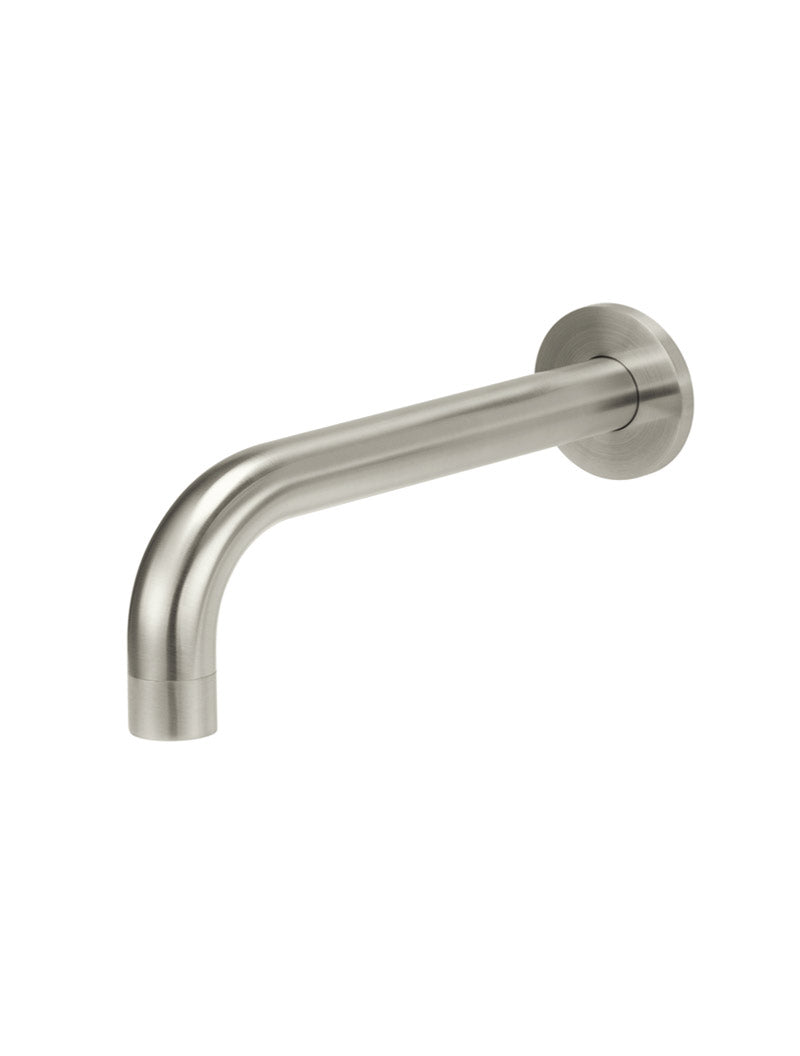 Brushed Nickel - Universal Round Curved Spout