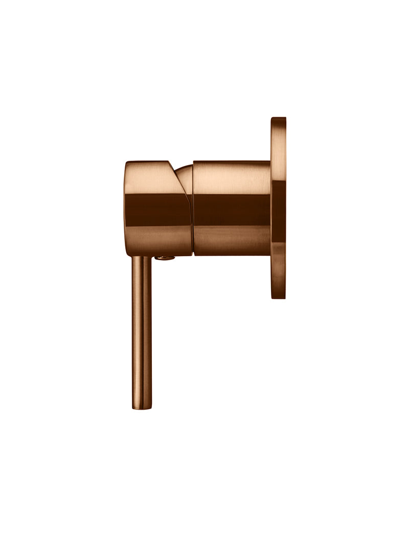 Round Wall Mixer Trim Kit - In-wall Body Not Included in Lustre Bronze | Meir
