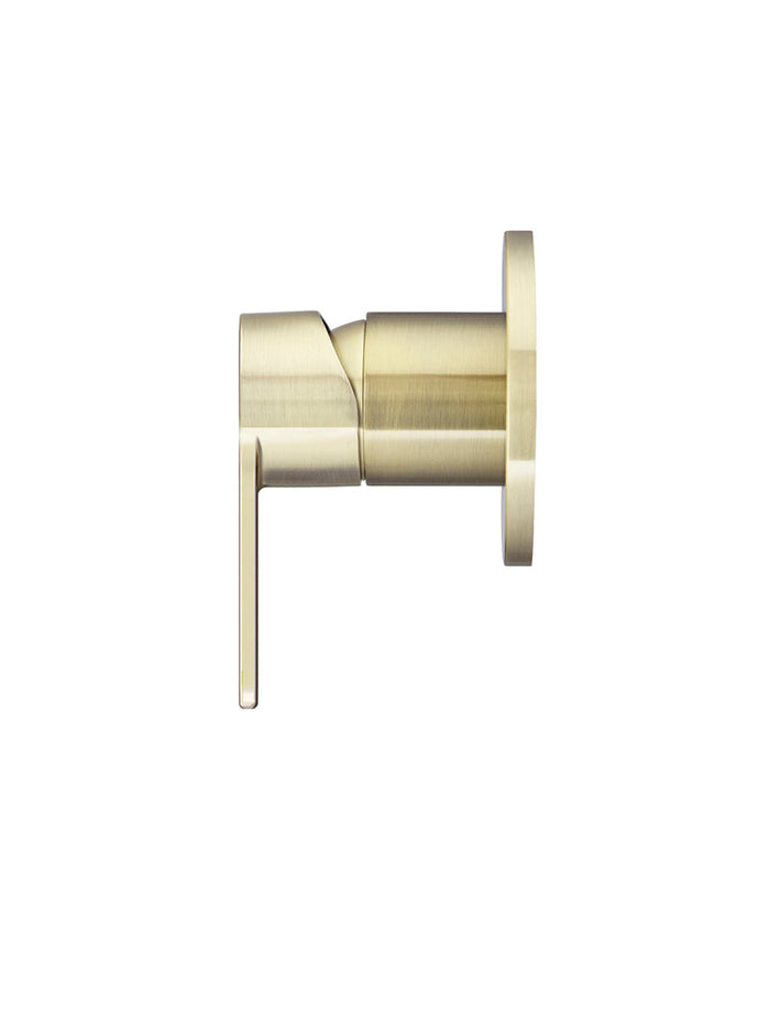 Round Wall Mixer Paddle Handle Trim Kit - In-wall Body Not Included in Tiger Bronze | Meir #Colour_Tiger Bronze