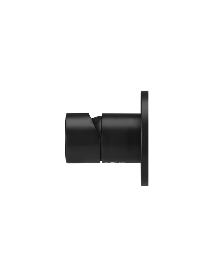 Round Wall Mixer Pinless Handle Trim Kit - In-wall Body Not Included in Matte Black | Meir #Colour_Matte Black