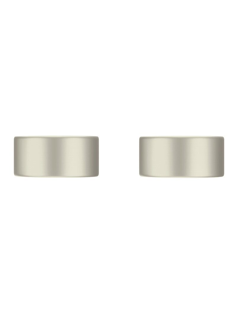 Circular Wall Taps in Brushed Nickel | Meir