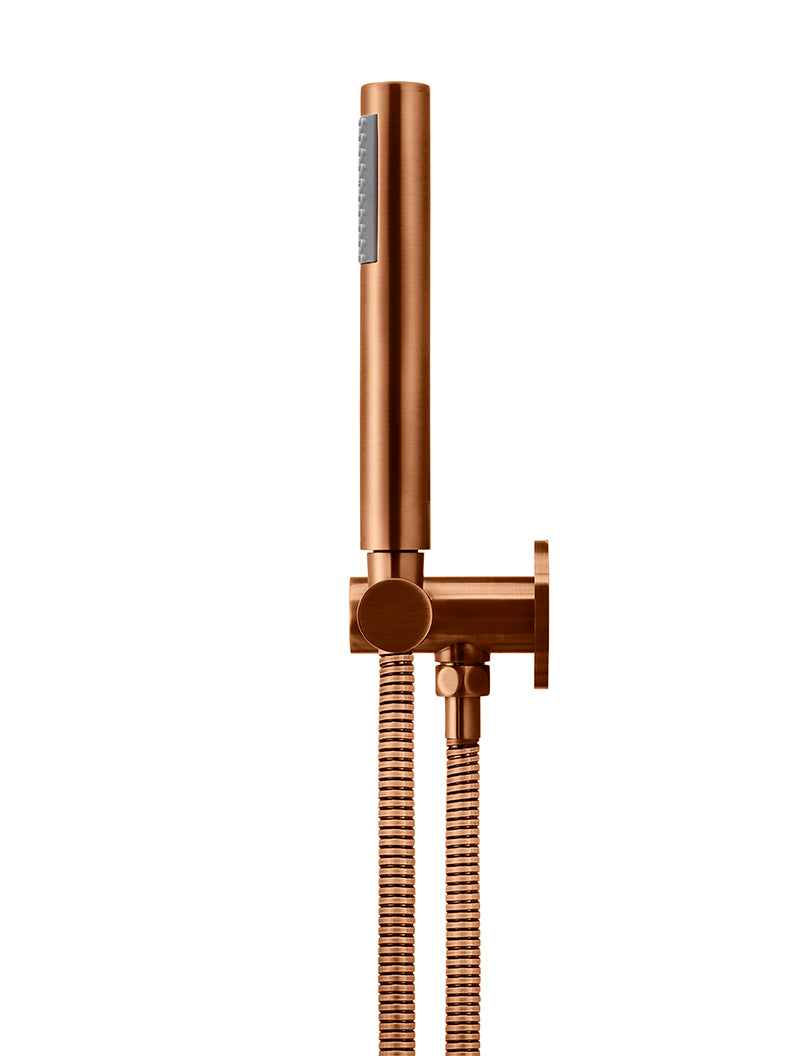 Lustre Bronze - Round Shower on Swivel Bracket