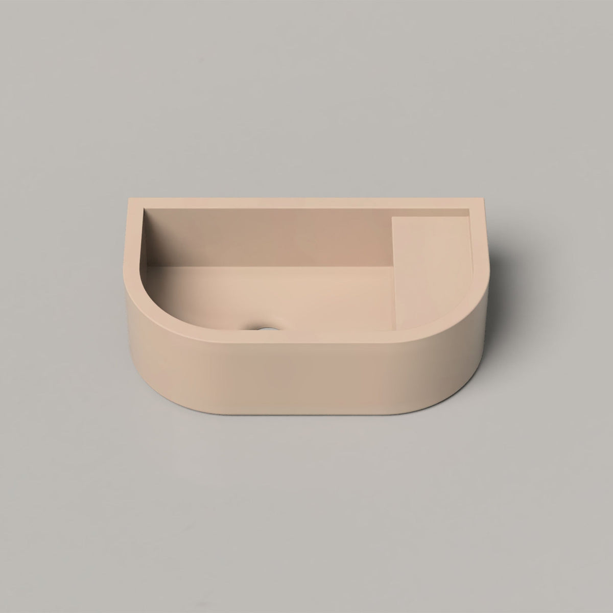 Nood Co Loop 01 Concrete Basin in Mushroom | Nood Co