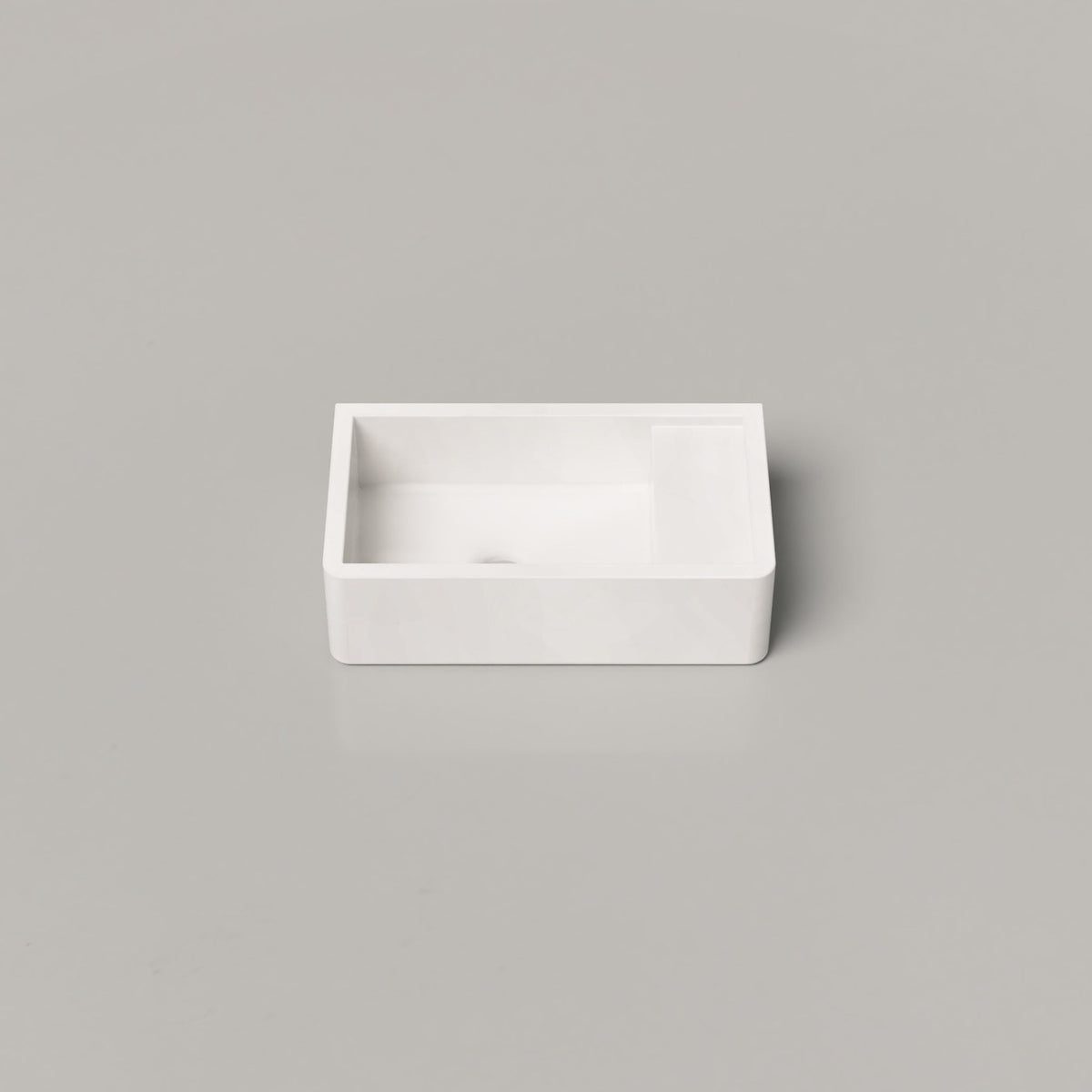 Nood Co Shelf 01 Concrete Basin in Ivory | Nood Co