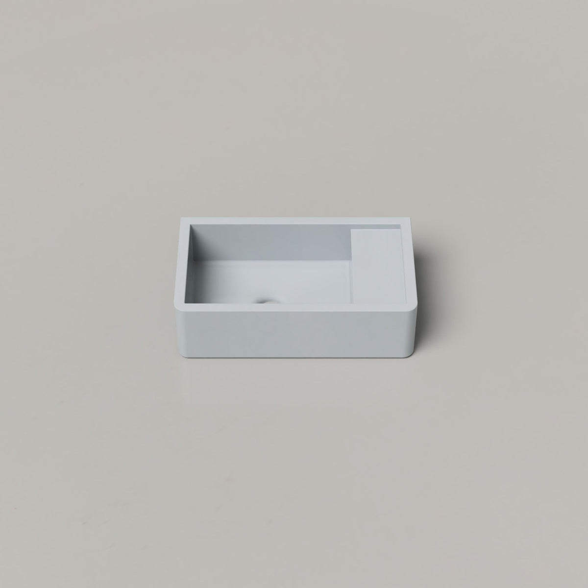 Nood Co Shelf 01 Concrete Basin in Powder Blue | Nood Co