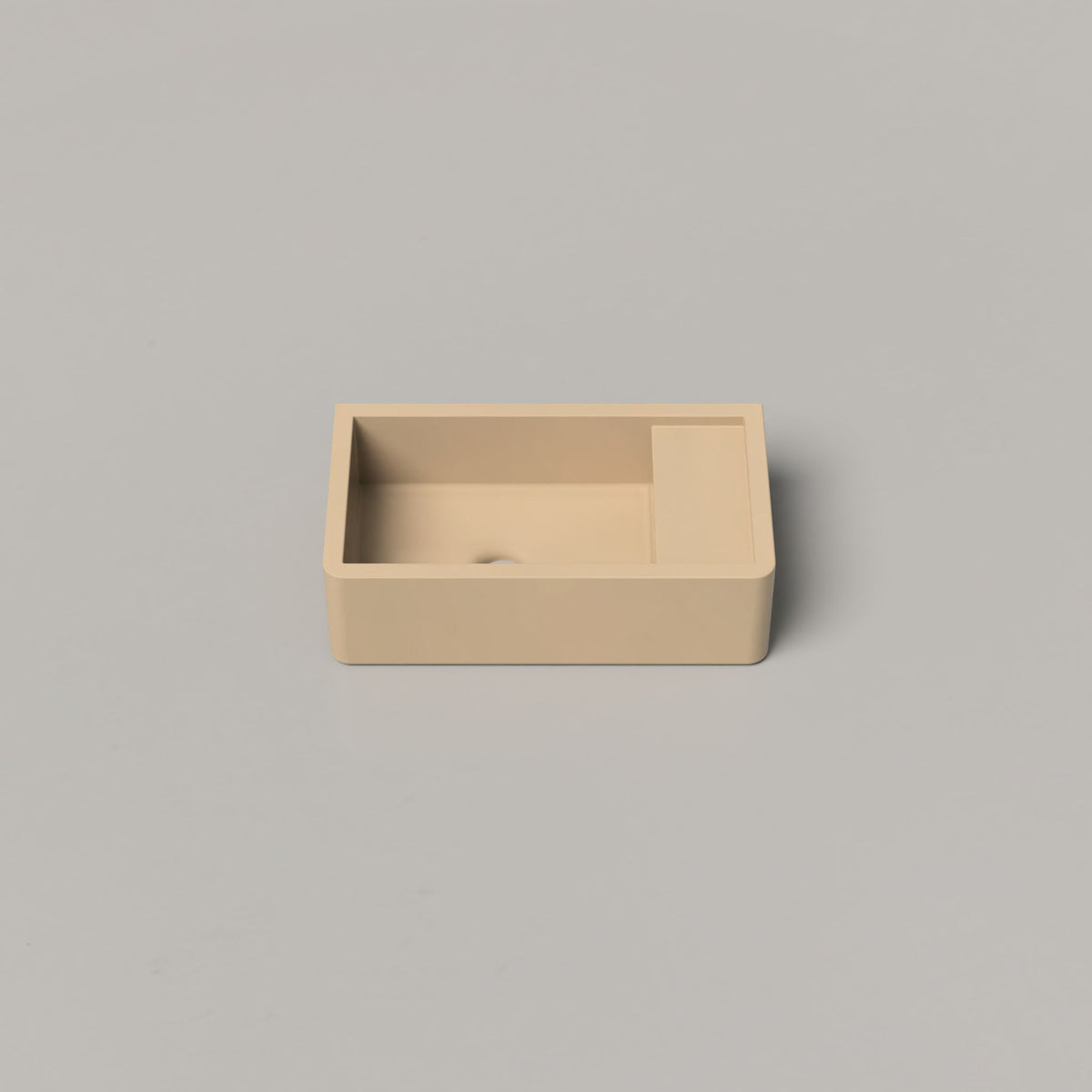 Nood Co Shelf 01 Concrete Basin in Sand | Nood Co