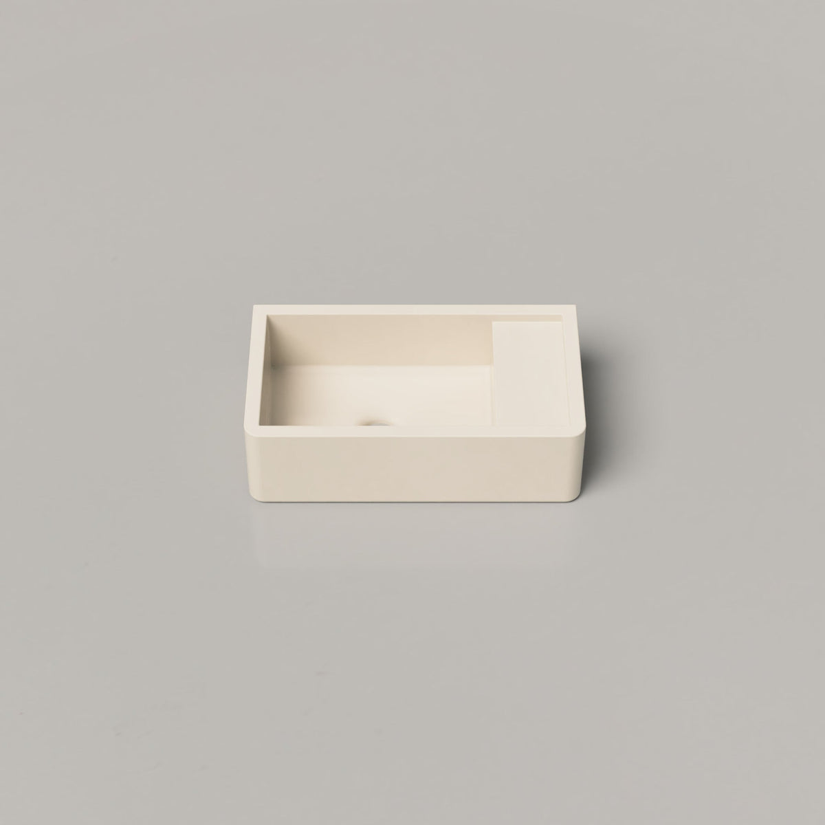 Nood Co Shelf 01 Concrete Basin in Wheat | Nood Co