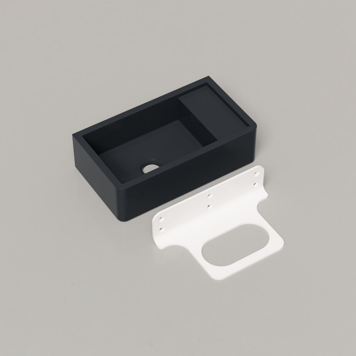 Nood Co Shelf 01 Concrete Basin in Storm | Nood Co