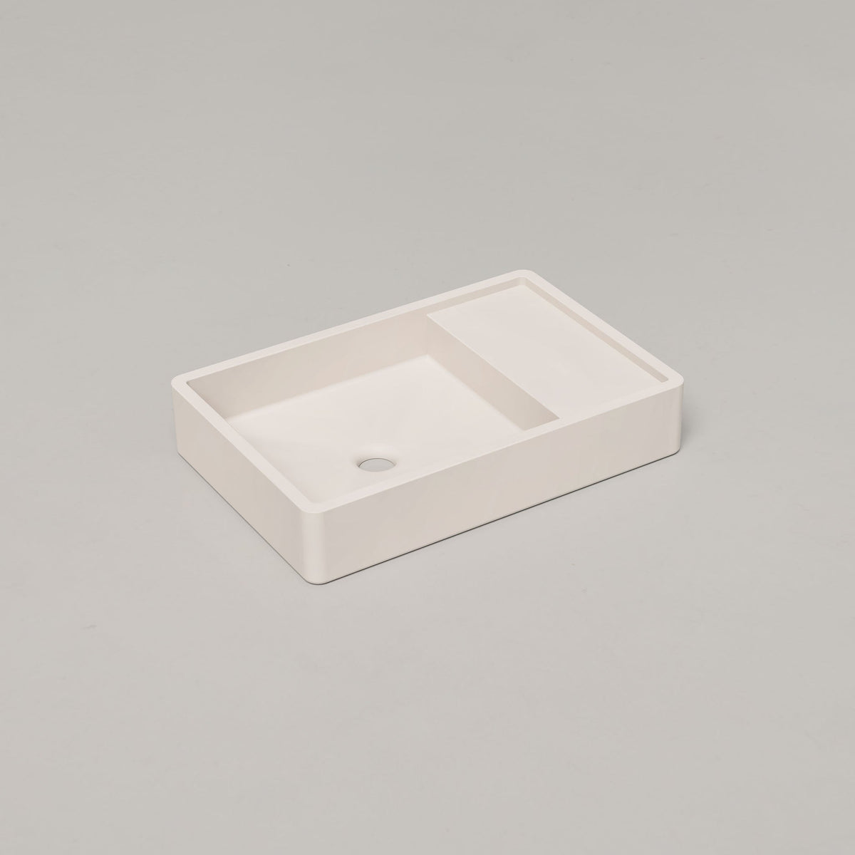 Nood Co Shelf 03 Concrete Basin in Morning Mist | Nood Co