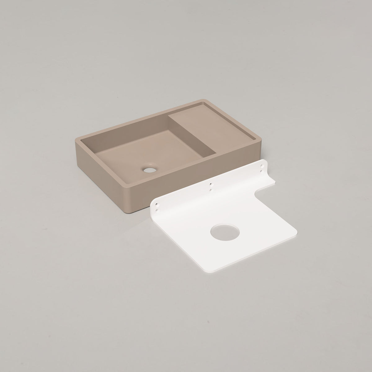 Nood Co Shelf 03 Concrete Basin in Karri | Nood Co