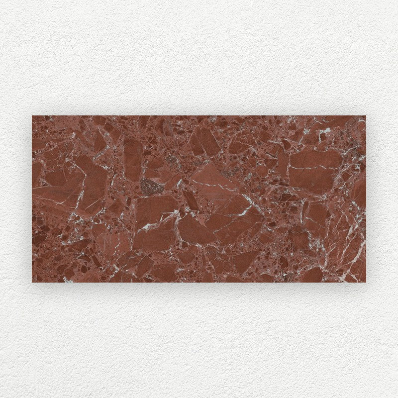 Patina Garnet Red Italian porcelain tile
