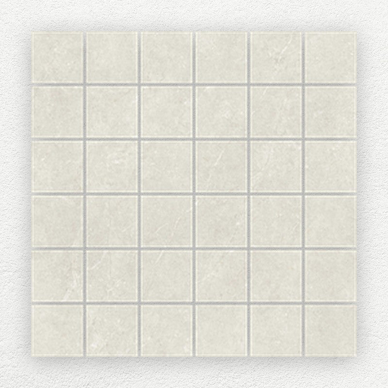 Pietra Beige porcelain 50 x 50 square mosaic sheet
