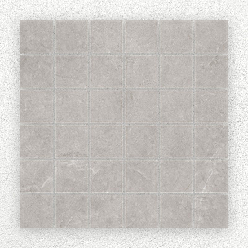 Pietra Terra porcelain 50 x 50 square mosaic sheet