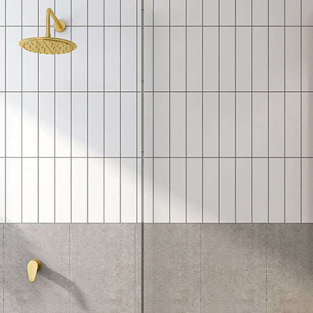 Polo Series Ceramic Tile in White, Light Grey & Black, Gloss & Matt finish