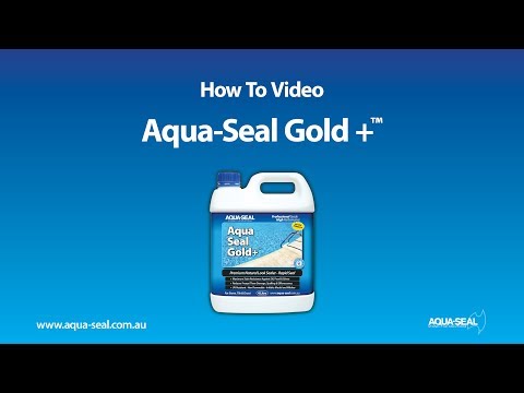 Aqua-Seal Gold+ how-to video