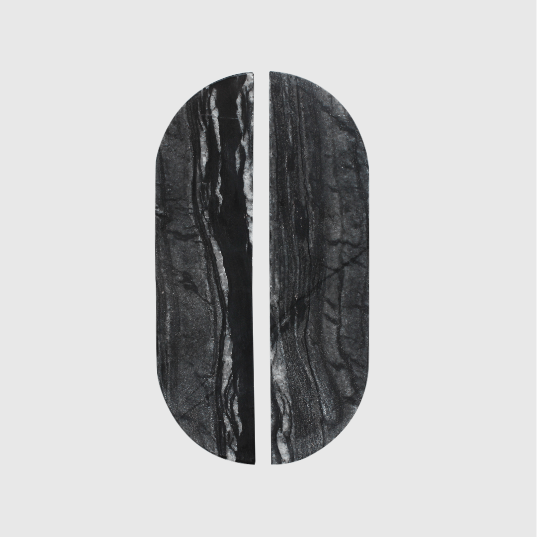 Silver Wave Marble - Stone Cabinet Pull