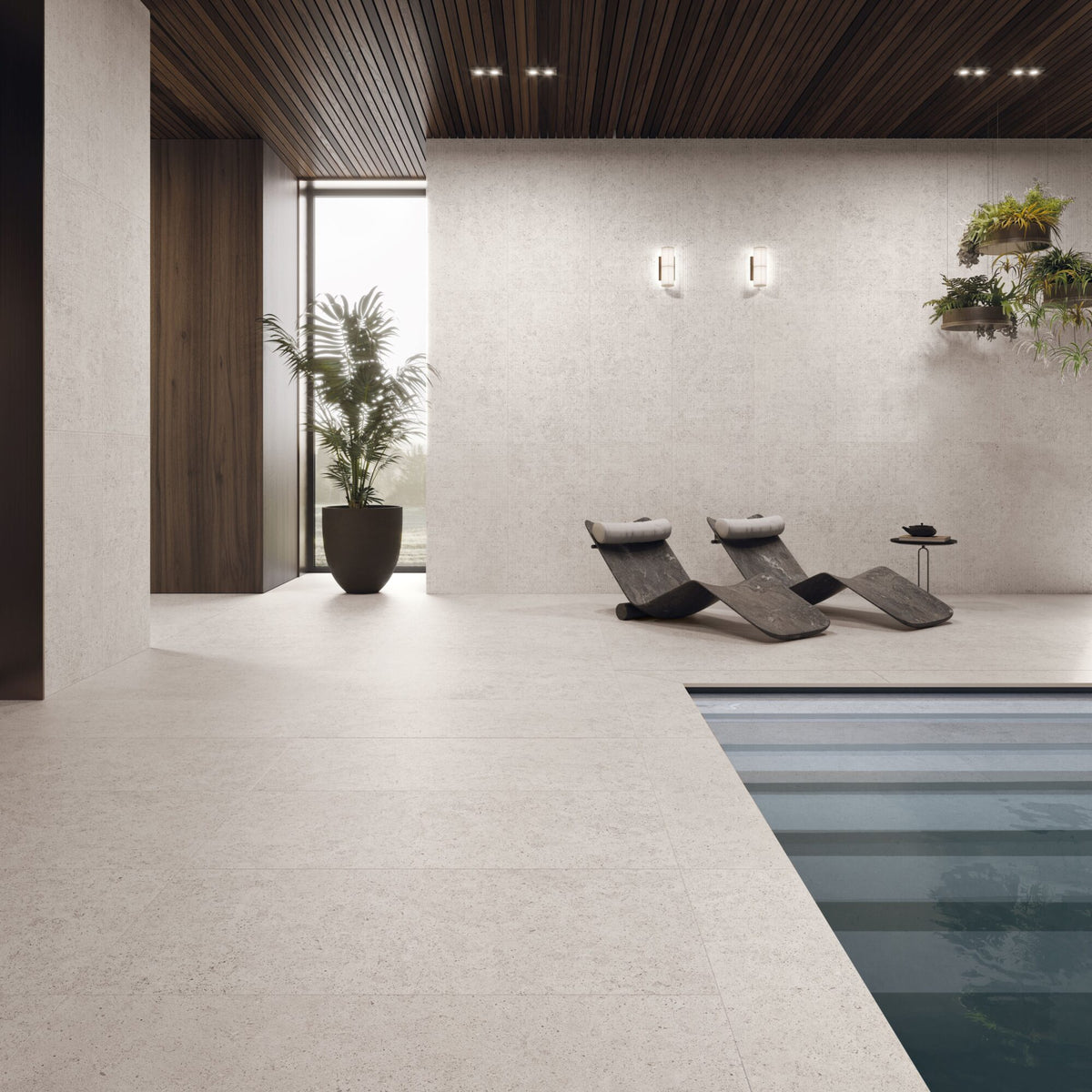 Moonlit Stone Look Porcelain Floor & Wall Tile