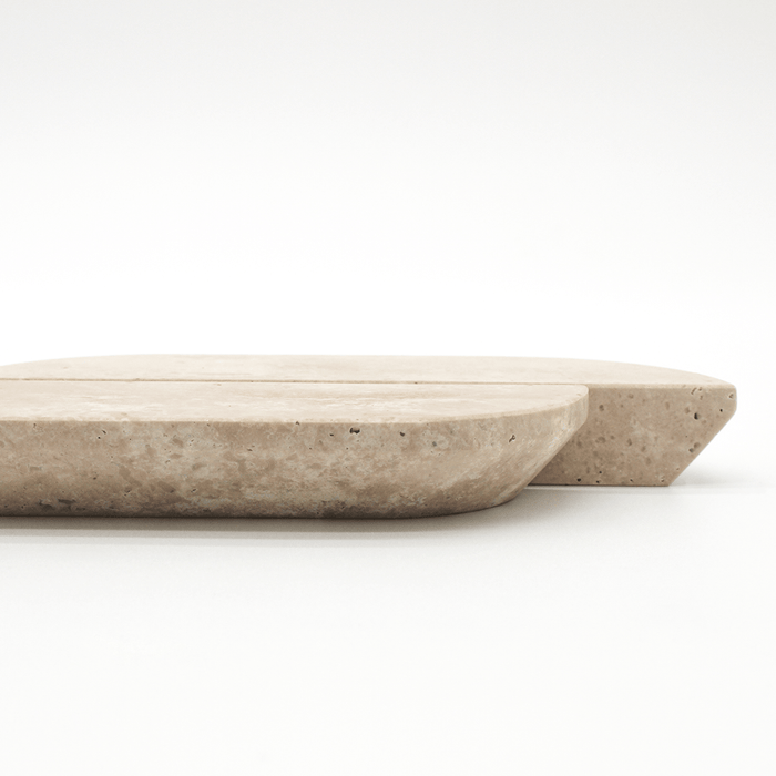 Stone Cabinet Pull in Travertine | Zephra #Finish_Travertine
