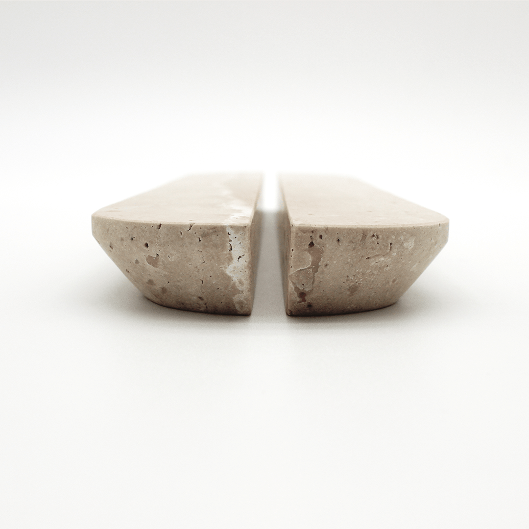 Stone Cabinet Pull in Travertine | Zephra