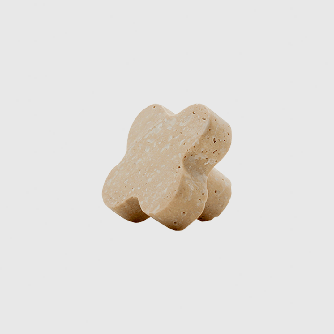 Travertine - Stone Clover Cabinet Knob