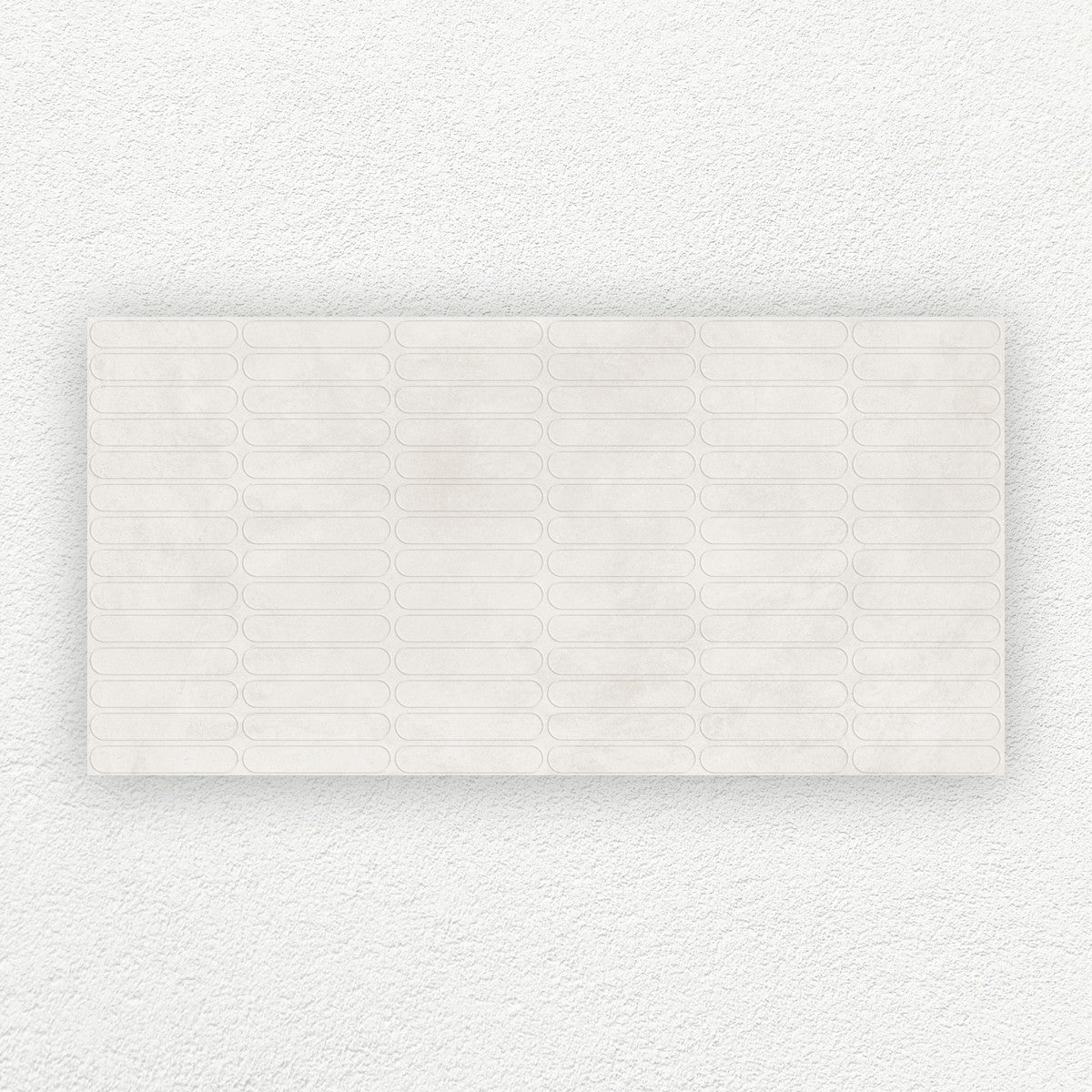 Venice Bianco porcelain tile 3D capsule decor