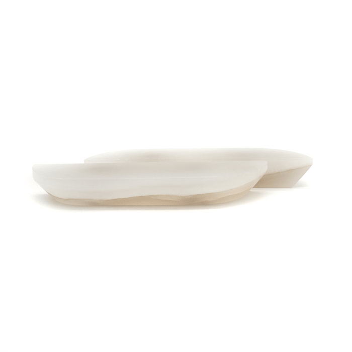 Stone Cabinet Pull in White Onyx | Zephra #Finish_White Onyx