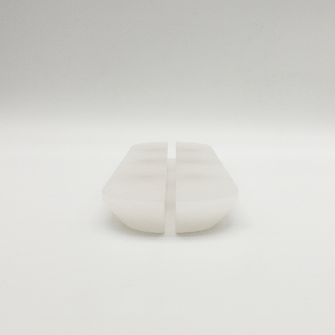 Stone Cabinet Pull in White Onyx | Zephra
