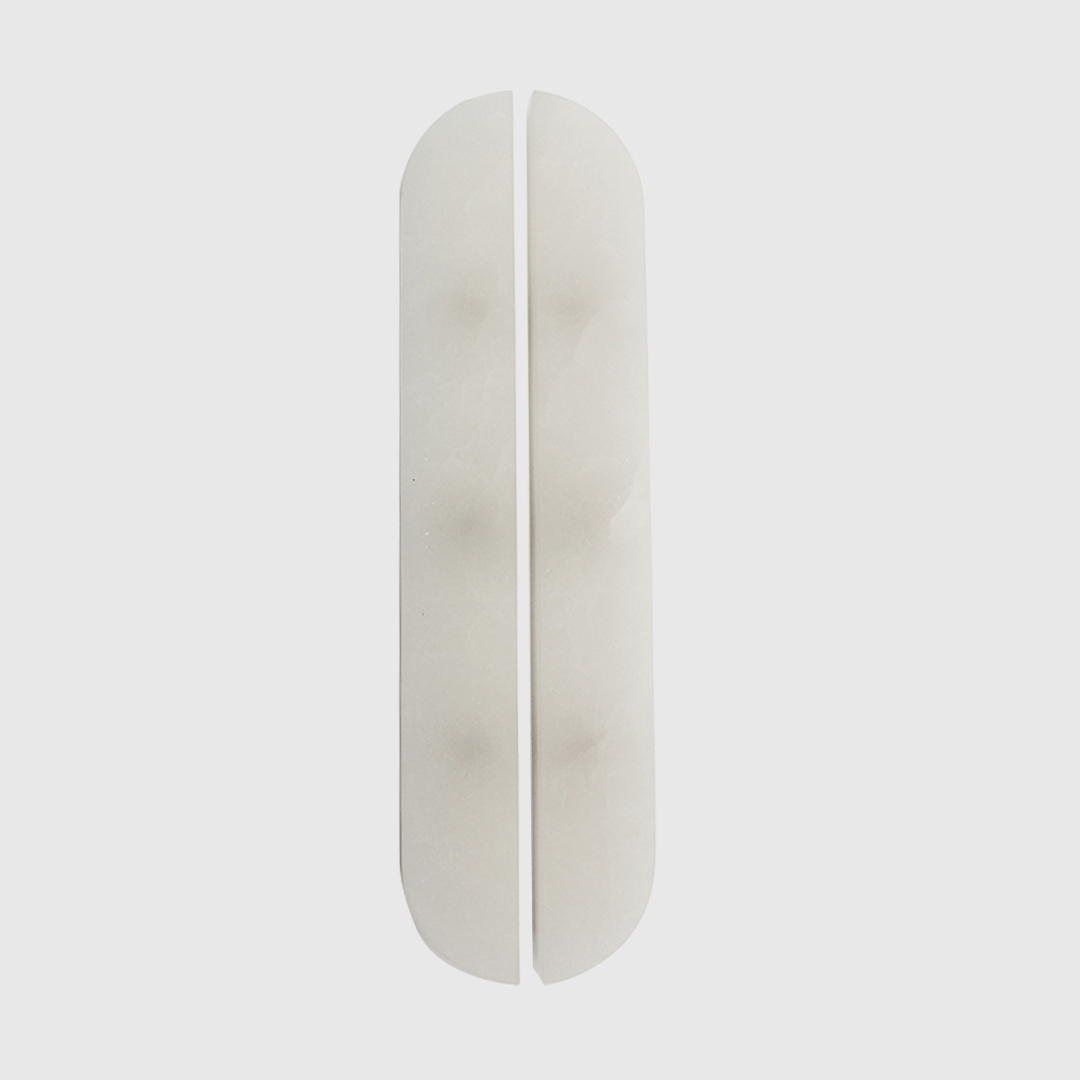 Stone Cabinet Pull in White Onyx | Zephra