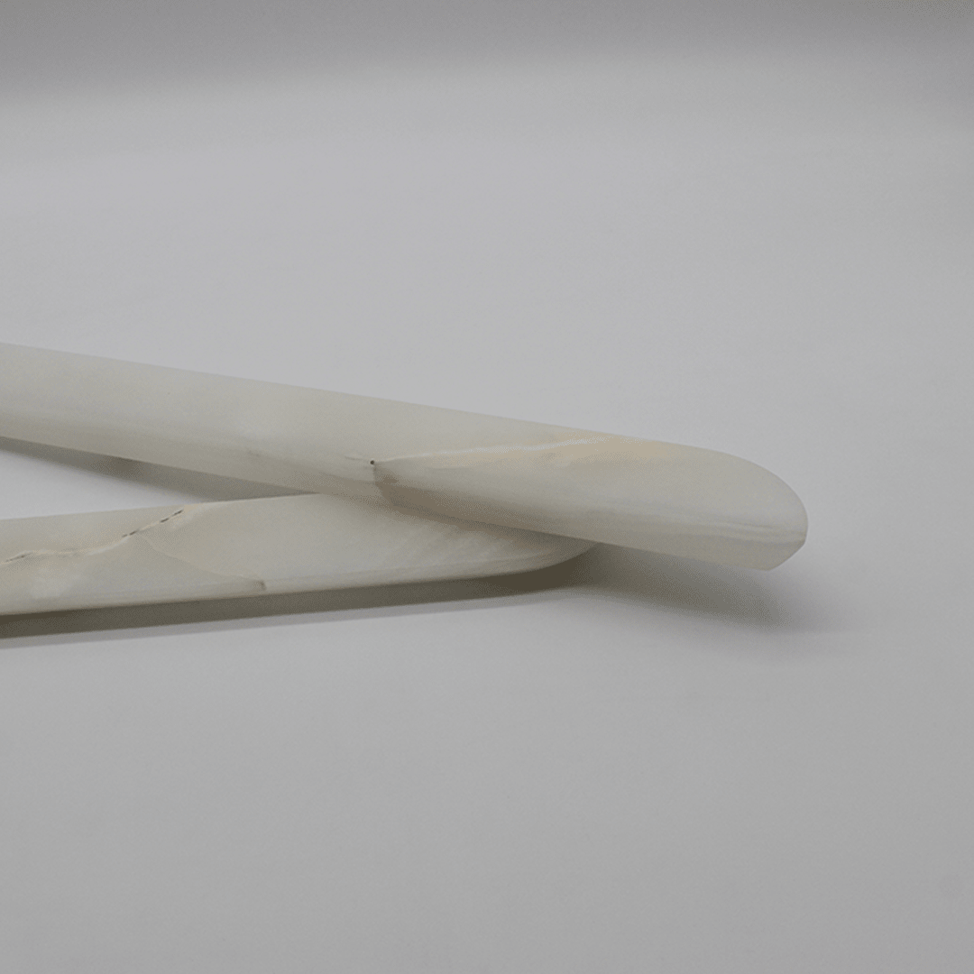 Stone Cabinet Pull in White Onyx | Zephra