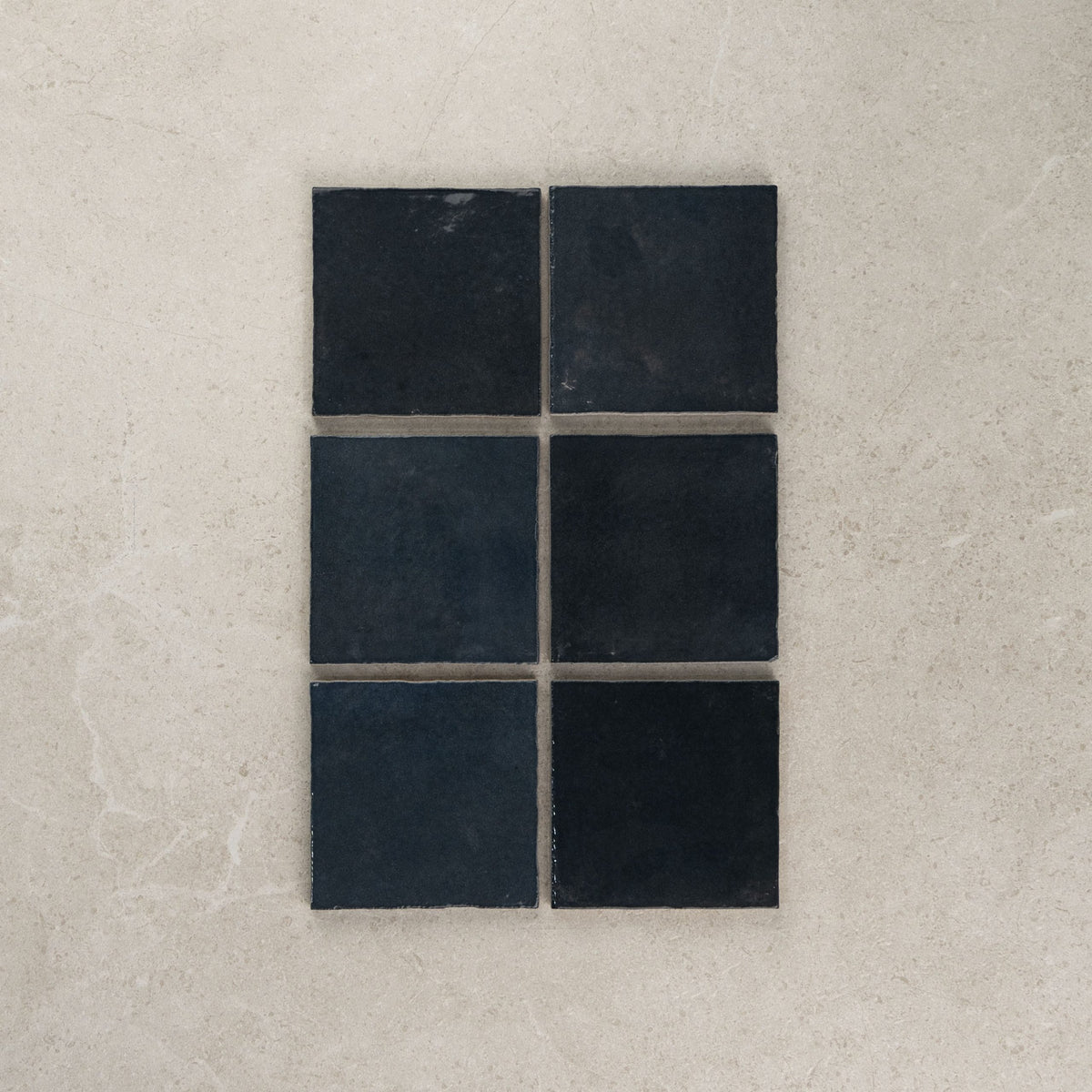 Zellige Italian Wall Tile in Argilla, Bosco, Camello, Carbone, China, Cielo, Corallo, Gesso, Lana, Petrolio, Salvia & Turchese, Gloss finish