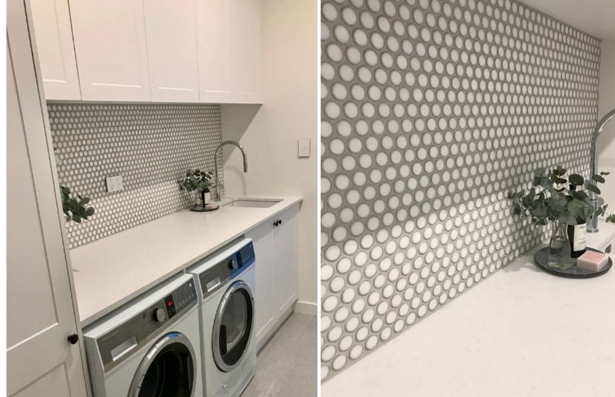 Beautiful AND practical | Laundry Tiles