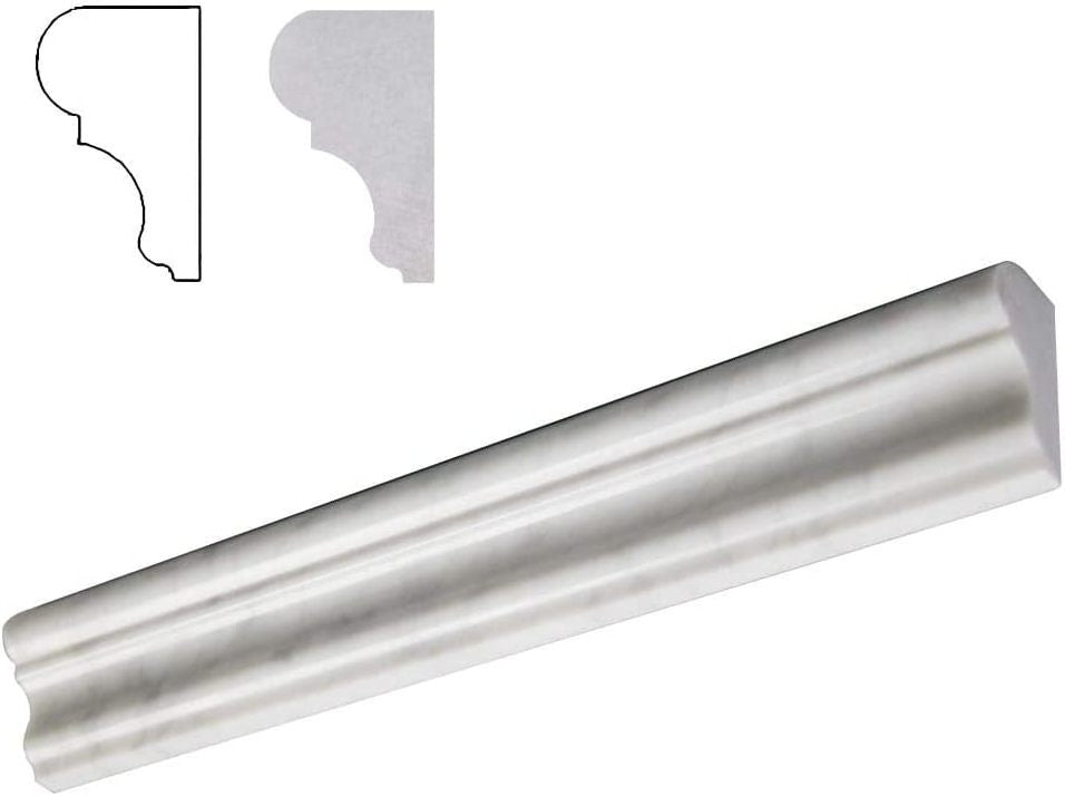 Carrara & Calacatta Marble Trims | Pencil Capping, Bullnose & Skirting